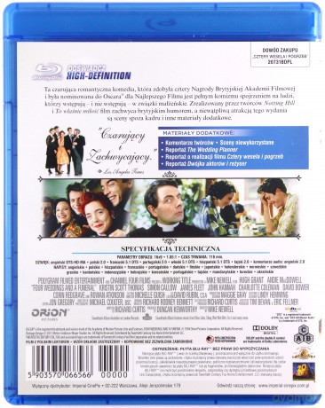 Cztery wesela i pogrzeb [Blu-Ray]