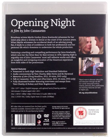 Opening Night (Premiera) [Blu-Ray]+[DVD]