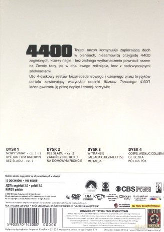 4400 sezon 3 [4DVD]
