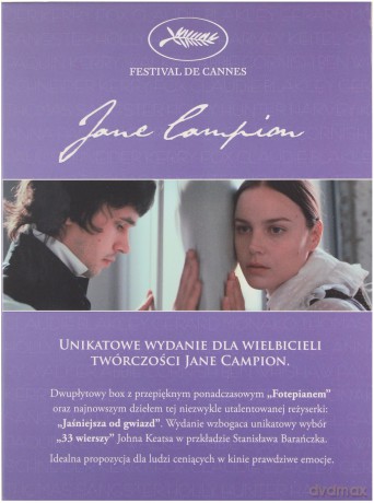 Jane Campion Kolekcja: Fortepian / Jaśniejsza od Gwiazd + wybór wierszy Johna Keatsa [2DVD]