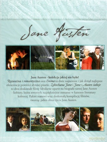 Jane Austen: Rozważna i romantyczna / Zakochana Jane / Emma / Jane Austen żałuje [BOX] [4DVD]