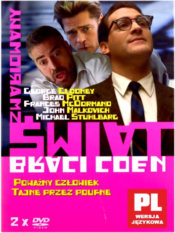 Zwariowany świat Braci Coen: Tajne przez poufne / Poważny człowiek [2DVD]