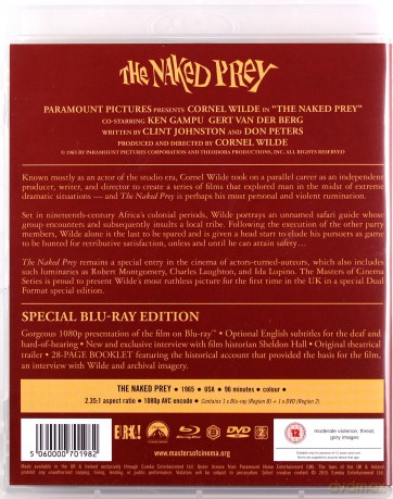 The Naked Prey [Blu-Ray]+[DVD]
