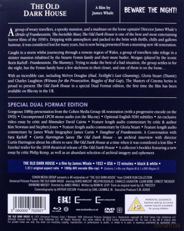 The Old Dark House (Stary mroczny dom) [Blu-Ray]+[DVD]