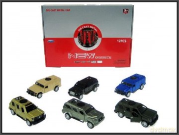 Auto pancerne 12 cm światło dźwięk 3 rodzaje
