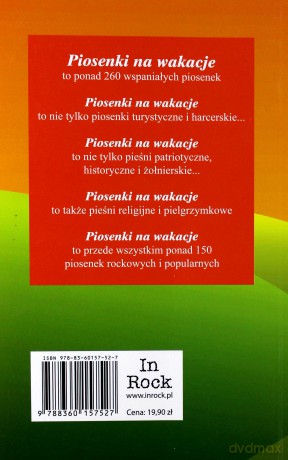 Piosenki na wakacje [książka]
