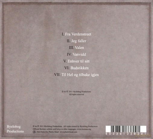 Burzum: Fallen (digipack) [CD]