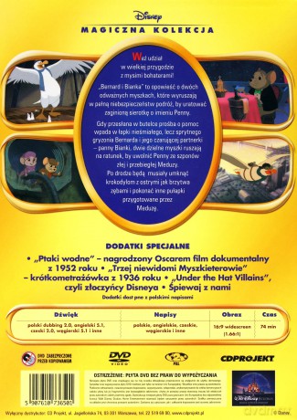 Bernard i Bianka (Magiczna Kolekcja) (Disney) [DVD]