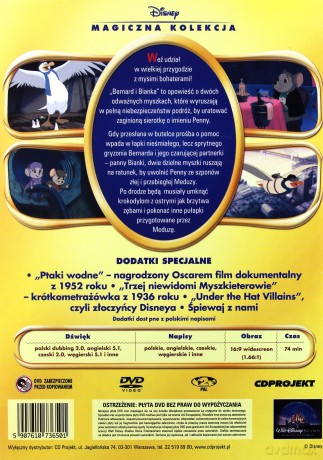 Bernard i Bianka (Magiczna Kolekcja) (Disney) [DVD]