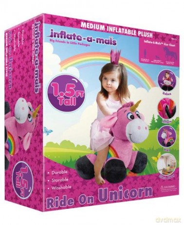 Inflate-a-mals Dmuchana zabawka Jednorożec 45 cm