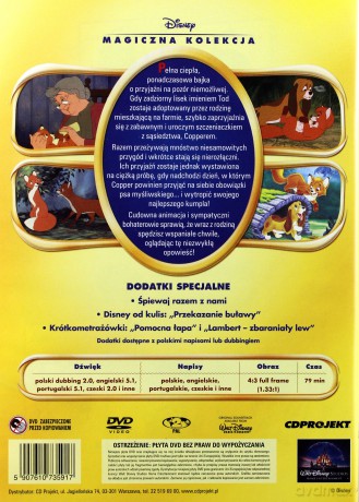 Lis i Pies (Magiczna Kolekcja) (Disney) [DVD]