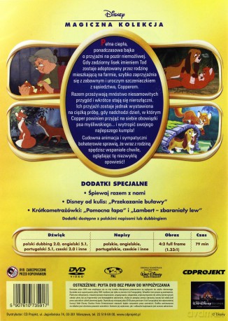 Lis i Pies (Magiczna Kolekcja) (Disney) [DVD]