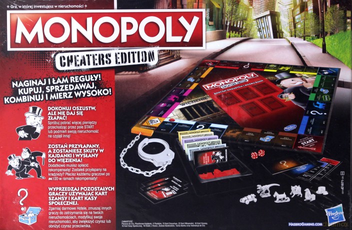 MONOPOLY Cheaters edition E1871 [GRA PLANSZOWA]
