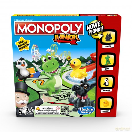 Monopoly Junior gra A6984 [GRA PLANSZOWA]