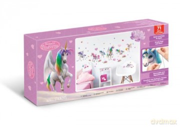 Naklejki ścienne zestaw Magiczny Jednorożec 45989 34x46 cm