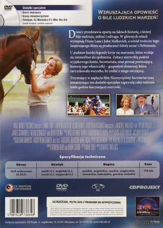 Niezwyciężony Secretariat [DVD]