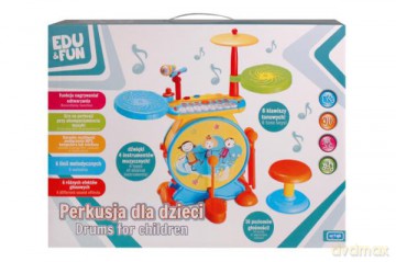 Perkusja z Keybordem duża Edu&Fun