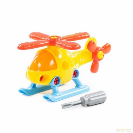 Wader-Polesie 76663 Klocki-transport Śmigłowiec (w siatce) [KLOCKI]