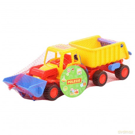 Wader-Polesie 9623 Traktor ładowarka z przyczepą w siatce mix (wysyłka losowa)