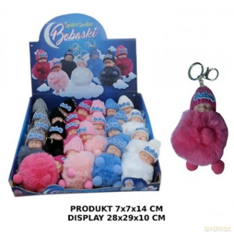 Pompon brelok bobas plusz/p30 NO-1001481