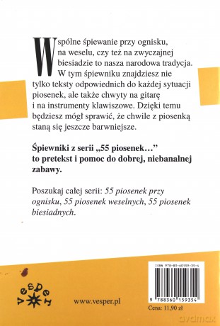 55 piosenek biesiadnych - z chwytami gitarowymi i na instrumenty klawiszowe [książka]