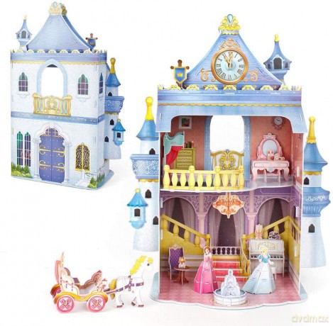 Puzzle 3D Domek dla lalek Fairytale Castle 20809 [PUZZLE]