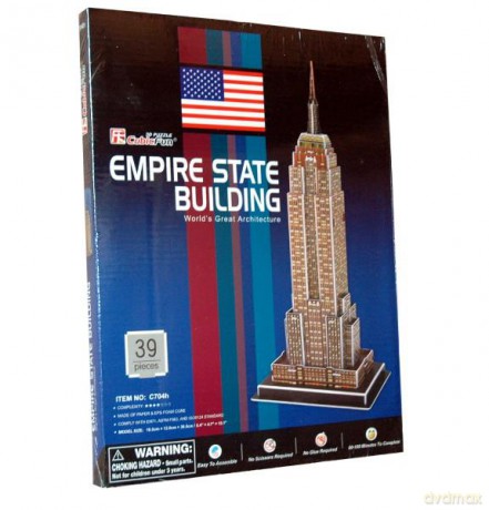 Puzzle 3D Empire State Bulding [PUZZLE]