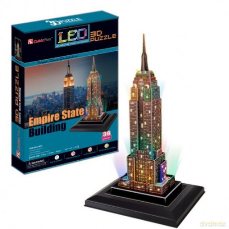 Puzzle 3D LED Empire State Builiding [PUZZLE]
