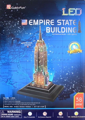 Puzzle 3D LED Empire State Builiding [PUZZLE]