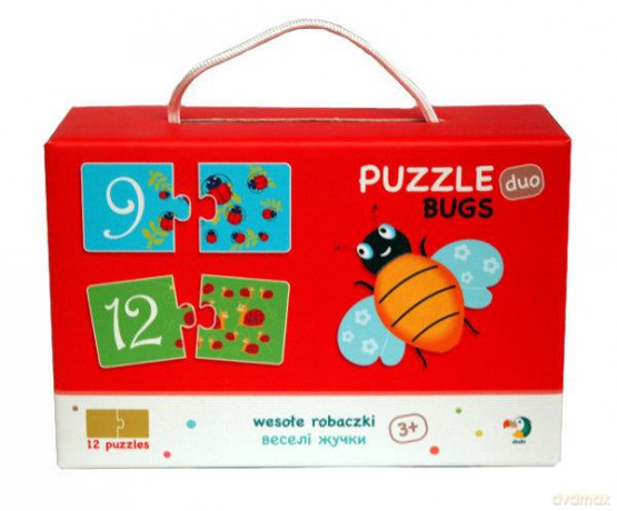 Puzzle Cyferki Chrobaczki 300116 [PUZZLE]