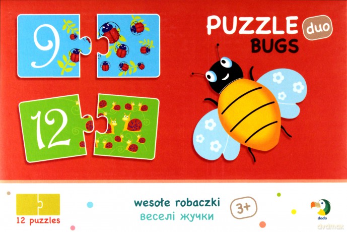 Puzzle Cyferki Chrobaczki 300116 [PUZZLE]