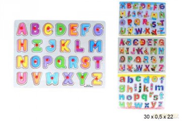 Puzzle drewniane literki [PUZZLE]