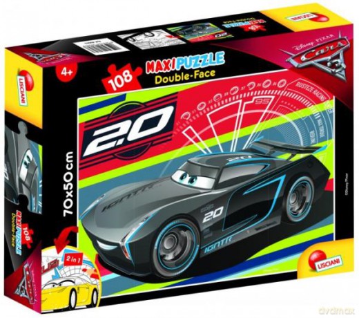 Puzzle dwustronne 108 el. Maxi Cars 3 Fast Friends 60603 [PUZZLE]