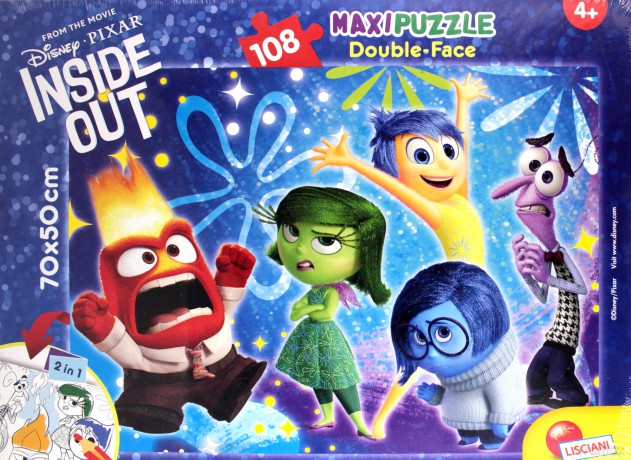 Puzzle dwustronne 108 el. Maxi Inside Out 55319 [PUZZLE]