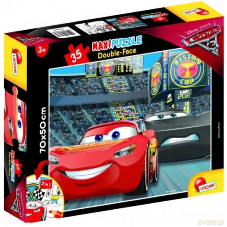 Puzzle dwustronne 35el Maxi Cars 3 Go! Go! Go! 60665 [PUZZLE]
