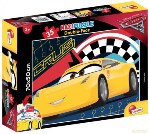 Puzzle dwustronne 35el Maxi Cars 3 Race Ready 60658 [PUZZLE]
