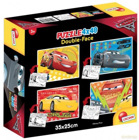 Puzzle dwustronne 48 el. Maxi Cars 3 60849 [PUZZLE]