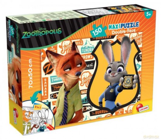 Puzzle dwustronne Maxi 150 el. Zwierzogród 53513 [PUZZLE]