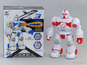 Robot światło ,dźwięk w pudełku 492516 [FIGURKA]