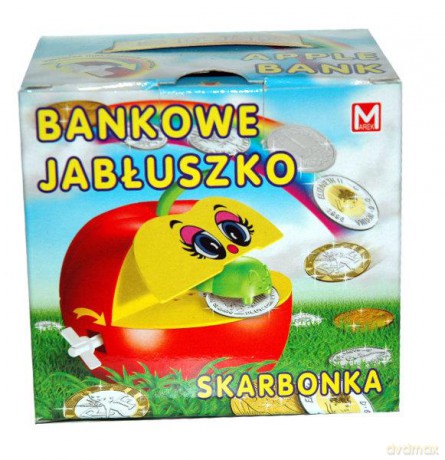 Skarbonka bankowe jabłuszko w pudełku M33 (wysyłka losowa)