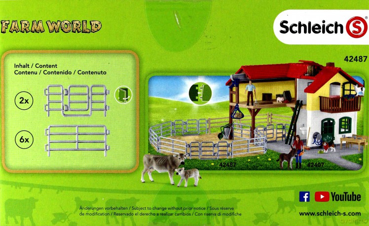 Schleich 42487 Ogrodzenie [FIGURKA]