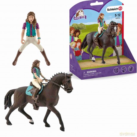 Schleich 42516 Horse Club Lisa i Storm [FIGURKA]