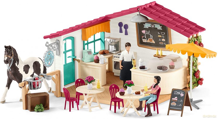 Schleich 42519 Horse Club Kawiarnia dla jeźdźców [FIGURKA]