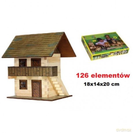Spichlerz piętrowy drewniany do sklejania nr.6