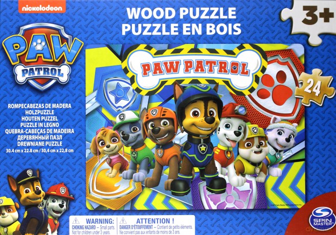 Spin Master Puzzle drewniane 24 el. Psi Patrol 6040055 [PUZZLE]