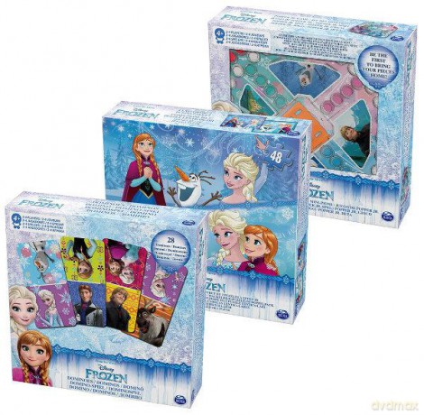Spin Master Zestaw 3 gier Disney Frozen 6033300 [GRA]