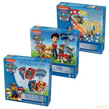 Spin Master Zestaw 3 gier Psi Patrol 6033299 [GRA]