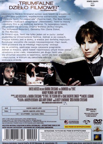 Jentl (Yentl) [DVD]