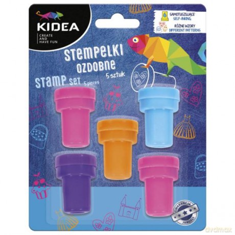 Stempelki Ozdobne 5szt. blister