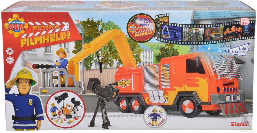 Strażak Sam Hollywood Jupiter z figurką Simba
